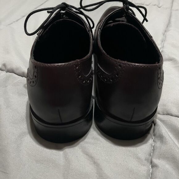 Cole Haan Jefferson Grand 2.0 Mens Size 12D Brown Classic Wingtip Oxford Shoes - Picture 6 of 10